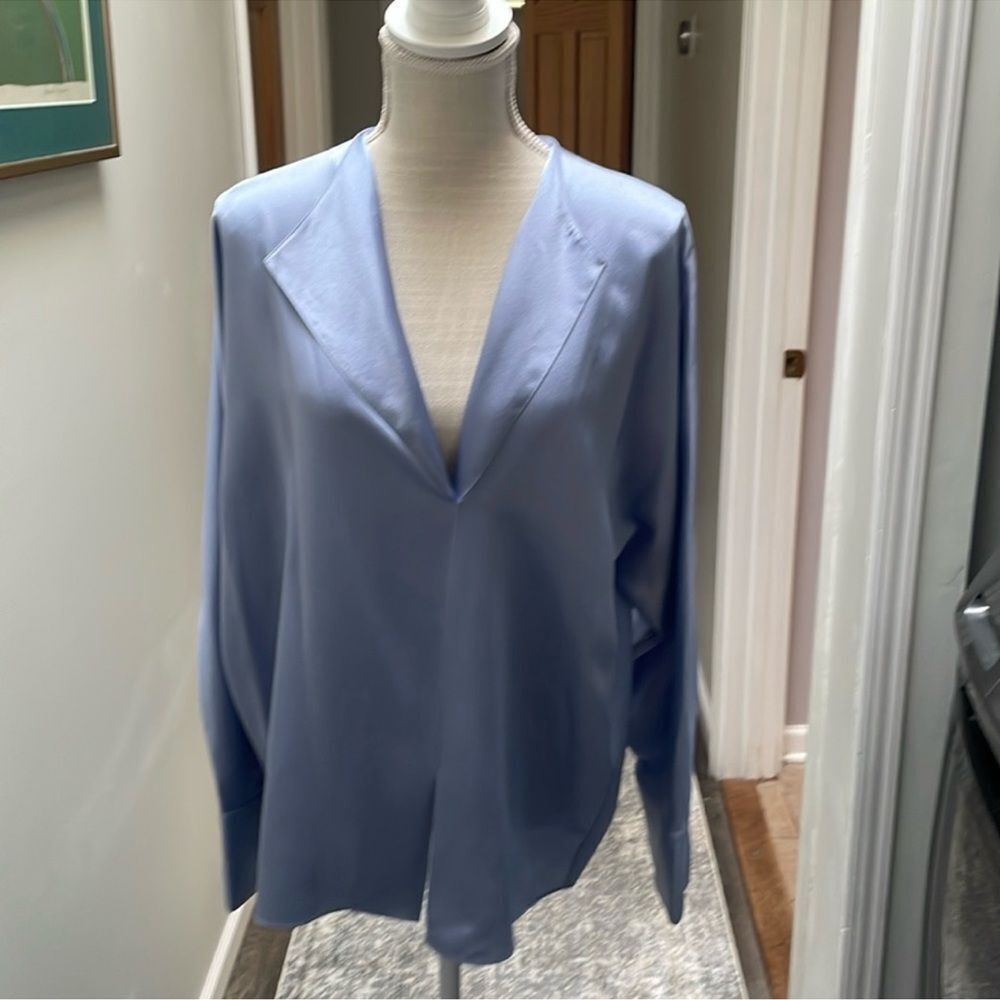 Elegant Light Blue Blouse
